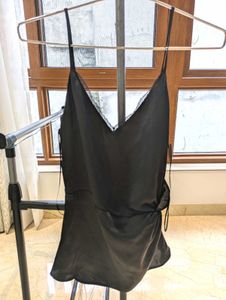 ZARA Black Cami Top in Small