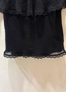 H&amp;M Beautiful Black Lace  Top
