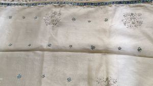 Embroidered Floral Fabric