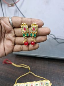 All New Red Green Necklace For Women