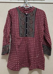 Ethnic Embroidered Short Kurta