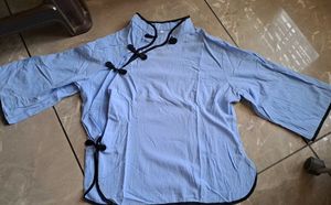 Unique Chinese Tradition Button Up Top🩵💫