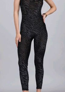 Stylish Black Jumpsuit - BodyHugging