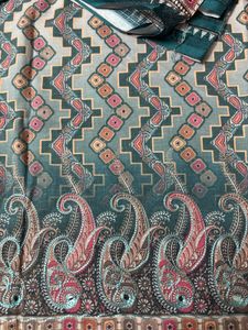 Green Zig Zag Prints