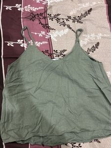 Olive Green Cami Top