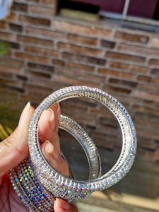 Sparkling Rhinestone Bangles (Set)