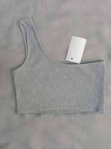 New With Tag Shein Korean One Shoulder Crop Top