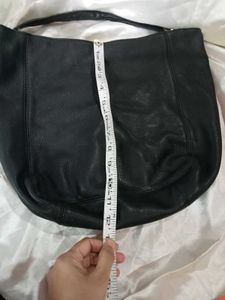 Black Leather Shoulder Bag