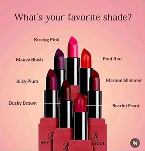 Key Soul Lipstick Collection