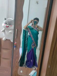 Trendy and ready to wear Saree along with Blouse