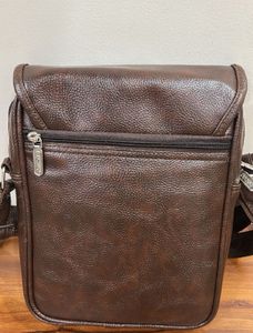 Brave Clothing Leather Messenger Bag- New