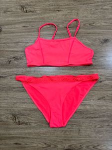 Neon Pink Bikini Top
