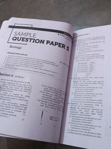 ISC exam 2024 Biology Class 12th Sample Paper