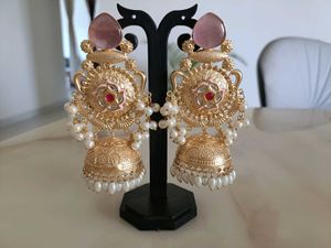 Pure Brass Jhumka Earrings