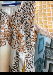 Women Stitched Party Wear Dress Suit Set