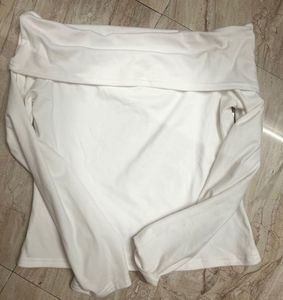 Off-Shoulder Long Sleeve Top