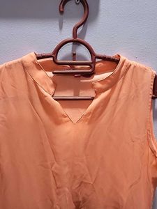 Peach Floral Dress