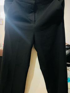 Black Formal Straight Pants