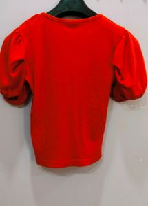 Puffed Sleeve Tshirt
