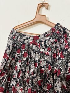 Floral Print Skirt