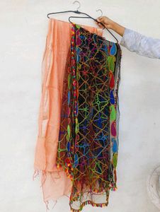 Colorful Embroidered Dupatta