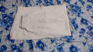 White Cotton Palazzo