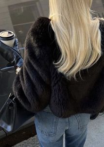 Regret Or buy BLACK FAUX COAT