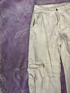 Urbanic Off White Cargos