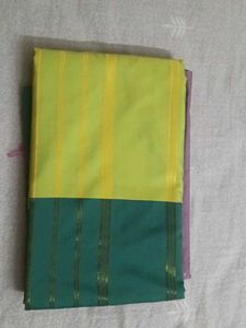 new saree Elegant Green & Yellow Sare