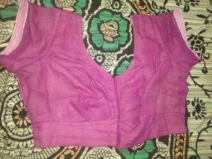 New Purple Saree With Stone EmbroideryBorder