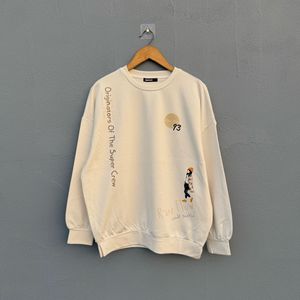 White Graphic Sweatshirt