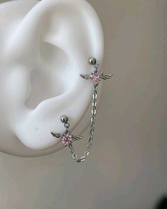 Gothic Bat Wing Dangle Earring