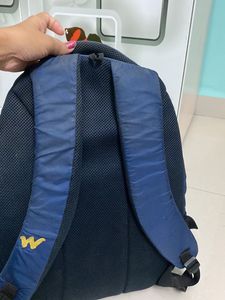 Backpack Navy Blue Colour 🎉 No Tear 3 Pocket Following 1 More Laptop Pocket