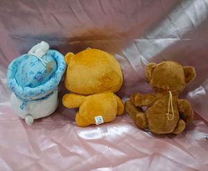 Combo Of 3 Imported Plush Toys