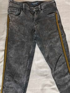 Stylish Grey Denim Jeans