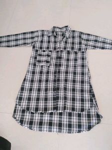 Black and White Plaid Flannel