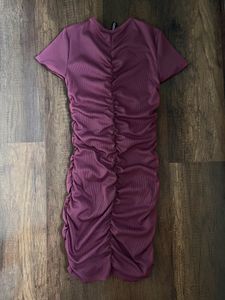 Ruched Bodycon Mini Dress