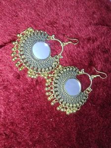elegant mirror earrings