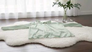 Mint Green Pleated design