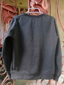 Black Printed Sweatshirt