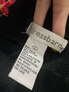 Vintage Pintresty Embroidered Black Cardigan