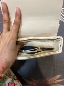 Cream Crossbody Bag