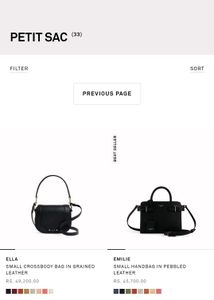 Le Tanneur Crossbody Bag Black