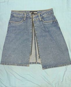 Denim Mini Skirt