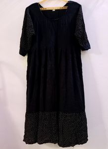 Ladies Kurta Black