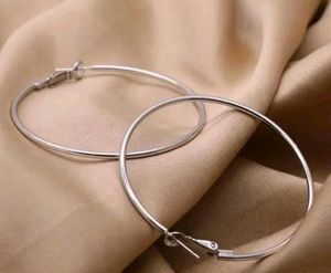 Silver Hoop Earrings