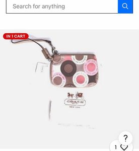 Coach Wristlet