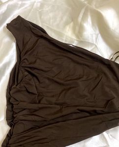 🤎 Zara Brown Cutout One Piece Swimsuit
