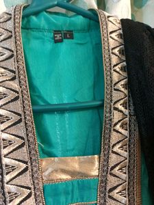 Unused Anarkali Long Silk Gown With Ful