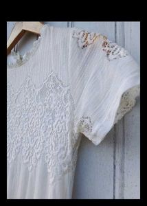 Elegant White Lace Dress